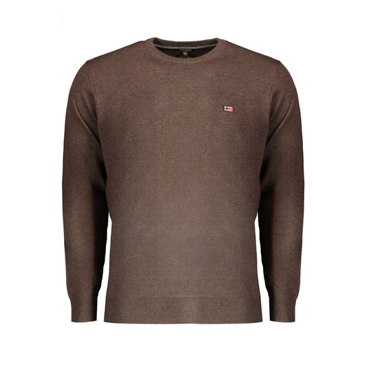 Norway 1963 Brown Wool Men Sweater Norway 1963