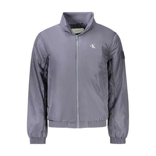 Calvin Klein Blue Polyamide Men Jacket Calvin Klein