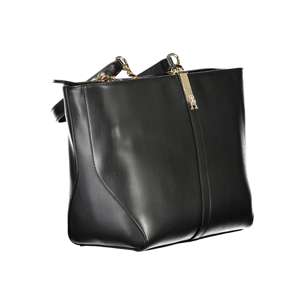 Tommy Hilfiger Black Polyethylene Women Handbag Tommy Hilfiger