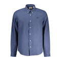 Timberland Blu Linen Men Shirt Timberland