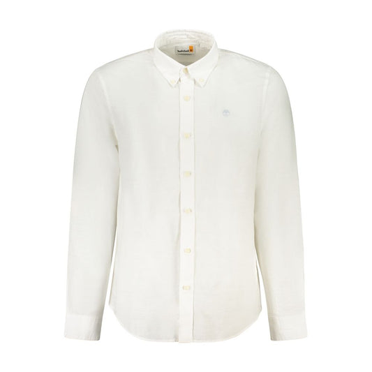 Timberland White Cotton Shirt Timberland