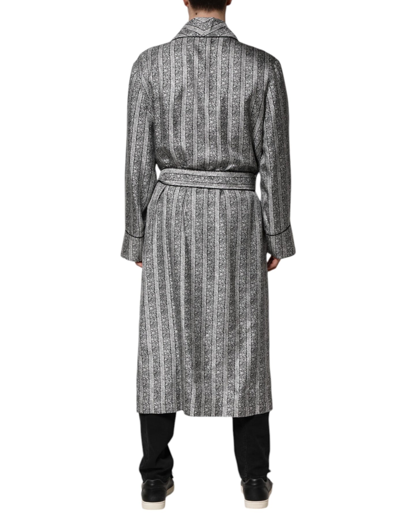 Dolce & Gabbana Multicolor Floral Robe Coat Wrap Jacket Dolce & Gabbana