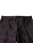 Dolce & Gabbana Multicolor Polyester Patterned Pants