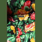 Dolce & Gabbana Multicolor Floral Puffer Hooded Jacket