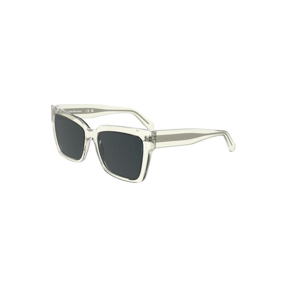 Calvin Klein Transparent Plastic Men Sunglass Calvin Klein