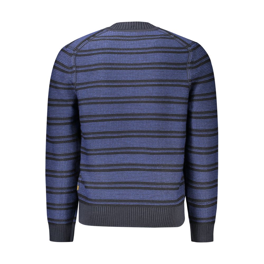 Hugo Boss Blue Wool Men Sweater Hugo Boss