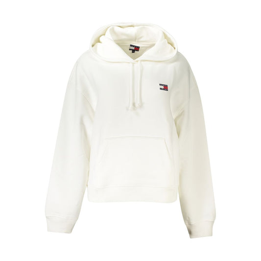 Tommy Hilfiger White Cotton Women Sweatshirt Tommy Hilfiger