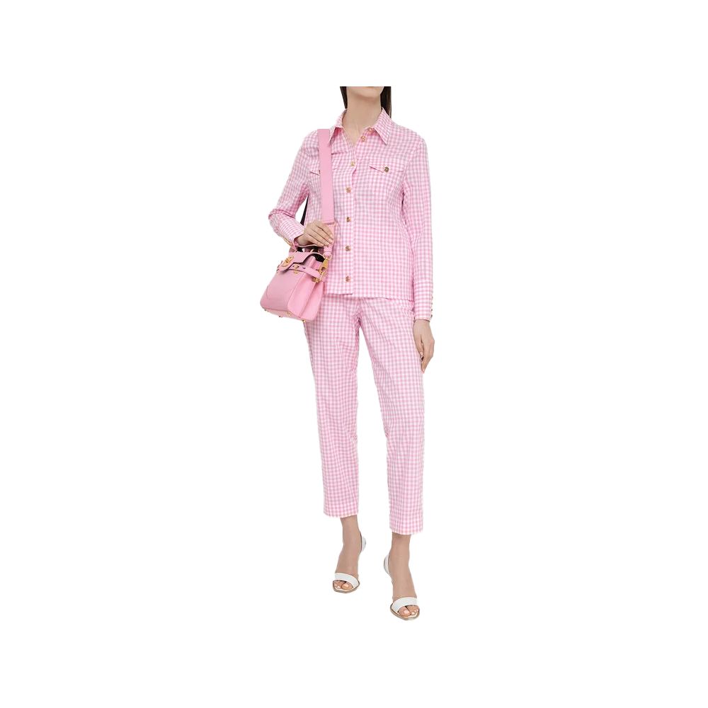 Balmain Pink Cotton Jeans & Pant Balmain