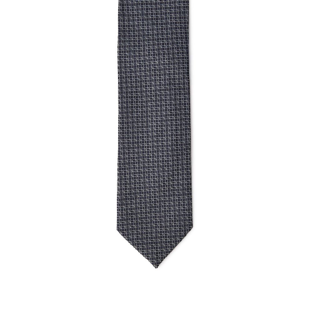 Jil Sander Gray Silk Ties & Bowty Jil Sander