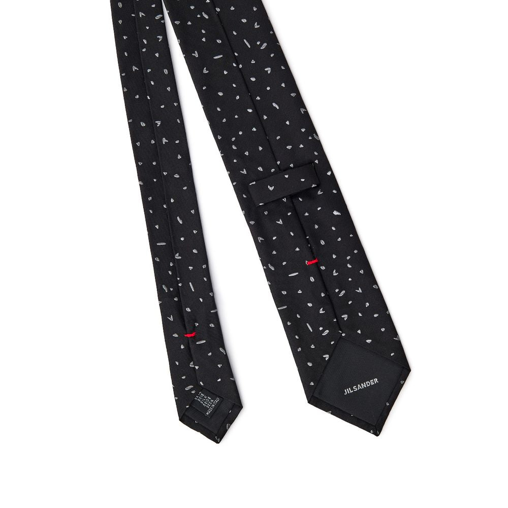 Jil Sander Black Silk Ties & Bowty Jil Sander