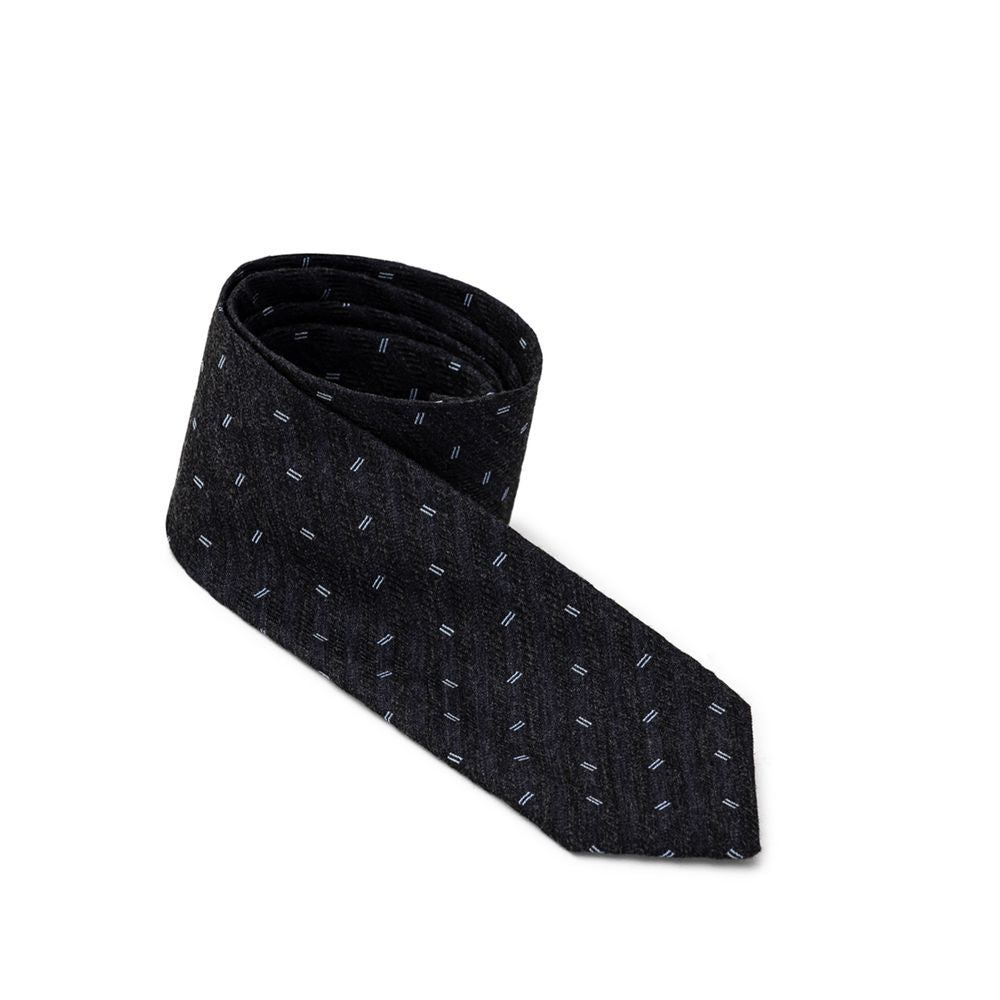 Jil Sander Gray Silk Ties & Bowty Jil Sander