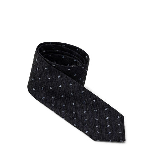 Jil Sander Gray Silk Ties & Bowty Jil Sander