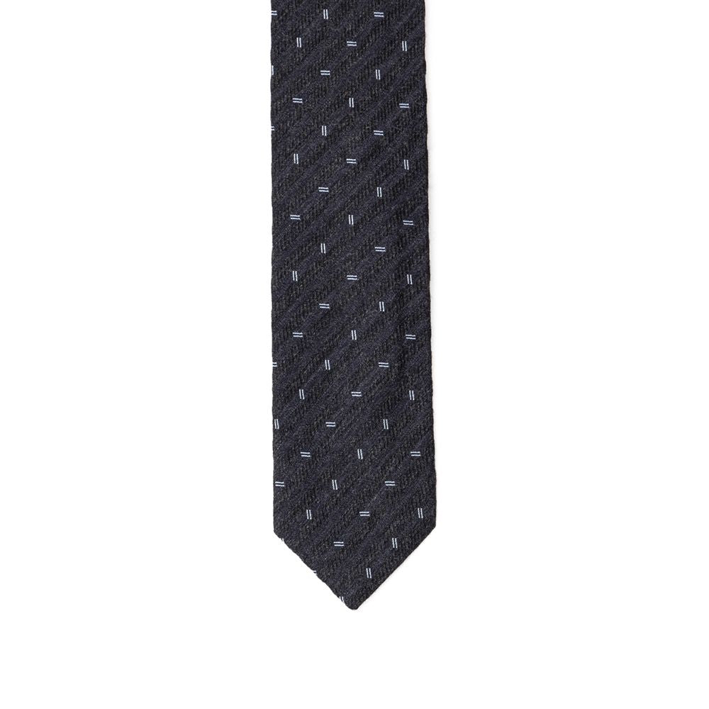Jil Sander Gray Silk Ties & Bowty Jil Sander
