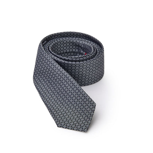 Jil Sander Gray Silk Ties & Bowty Jil Sander