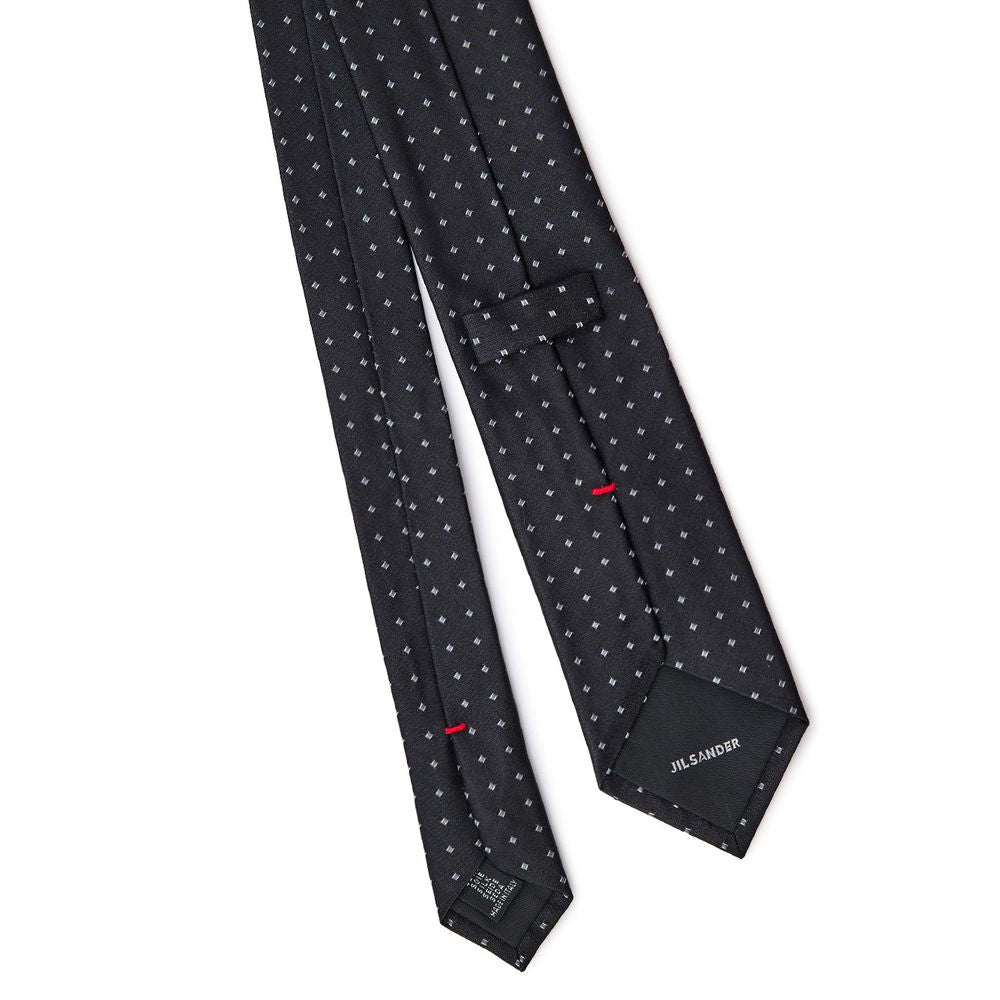 Jil Sander Black Silk Ties & Bowty Jil Sander