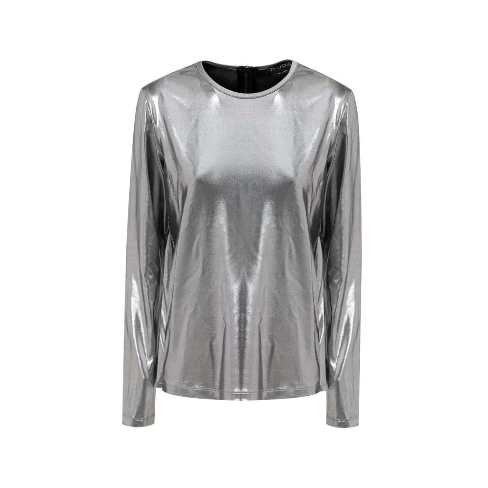 Tom Ford Gray Viscose Long Sleeve Tom Ford