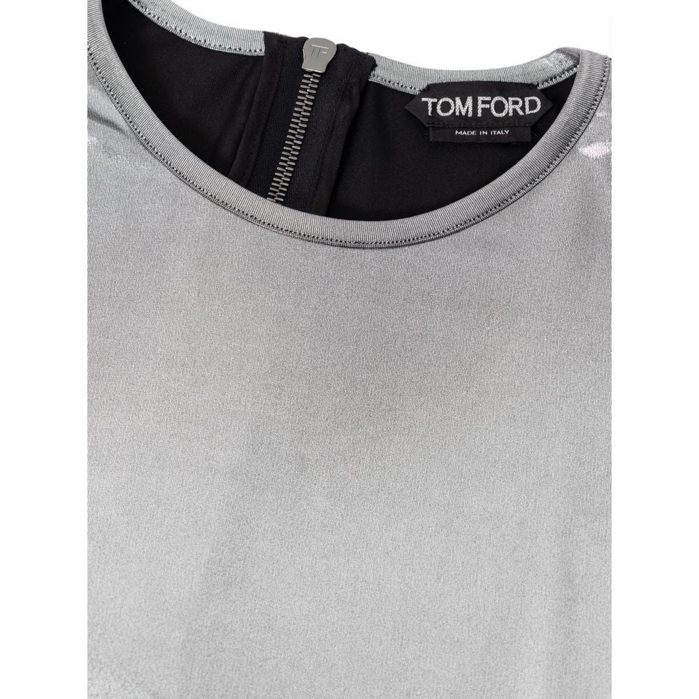 Tom Ford Gray Viscose Long Sleeve Tom Ford