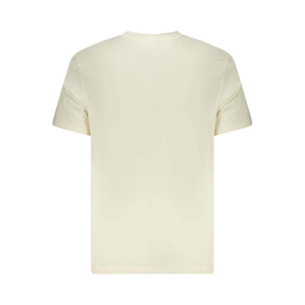 Lee Beige Cotton Men T-Shirt Lee