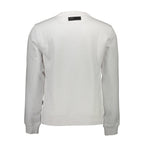 Plein Sport Bianco Cotton Mens Sweatshirt - Eljoys Fashion 