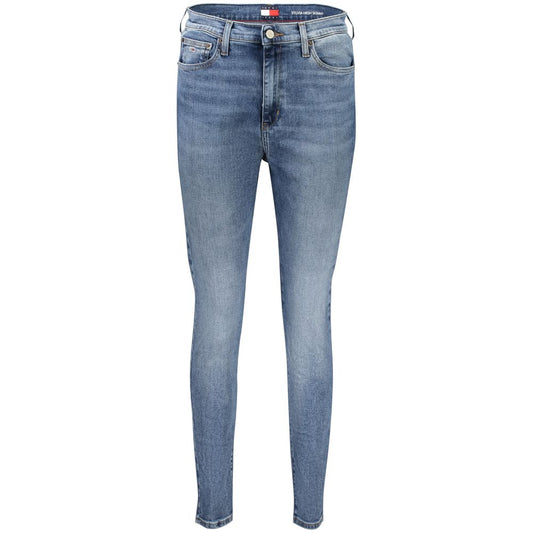 Tommy Hilfiger Blue Cotton Women Jeans Tommy Hilfiger