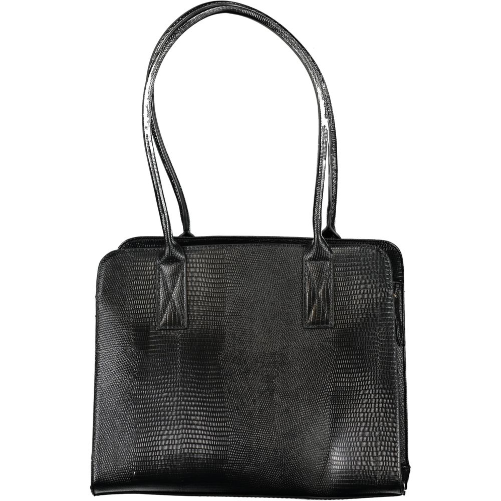 Mario Valentino Black Polyethylene Handbag Mario Valentino