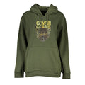 Cavalli Class Verde polyester women's sweatshirt with a relaxed fit and casual style, featuring the brand's logo detail.