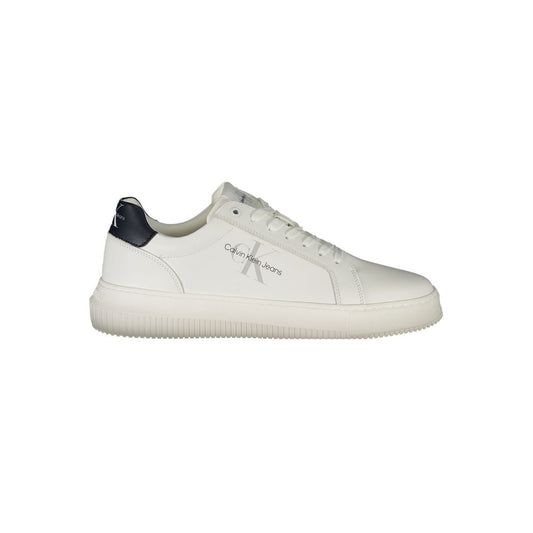 Calvin Klein Bianco Leather Men Sneaker Calvin Klein