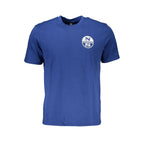 North Sails Rosso cotton men's T-shirt featuring a classic crew neck and short sleeves, displayed on a plain background.
