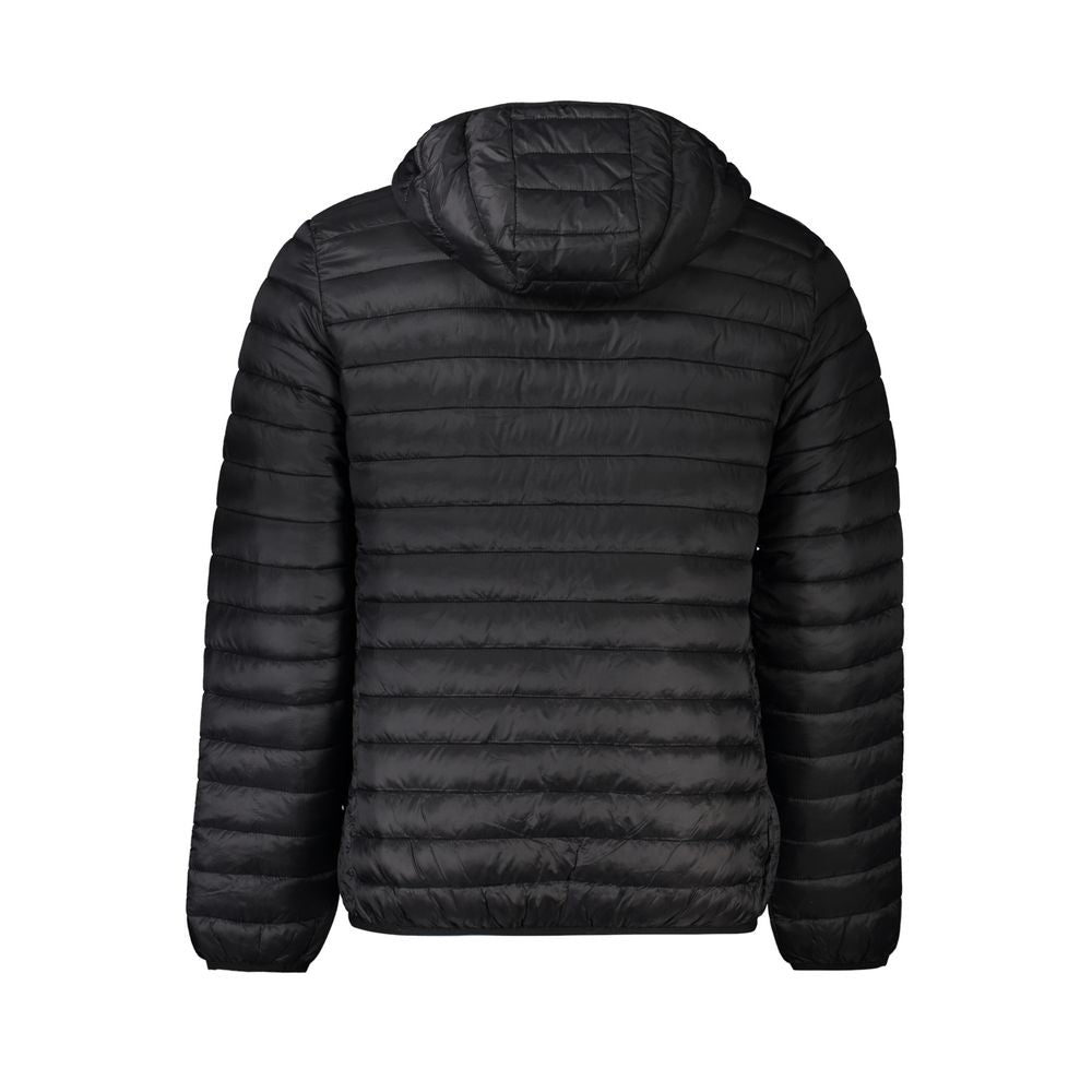Cavalli Class Nero Poliammide Uomo jacket featuring a sleek black nylon design and modern fit for men's fashion.