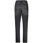 Calvin Klein Nero cotton women's jean showing classic five-pocket design and slim fit style.