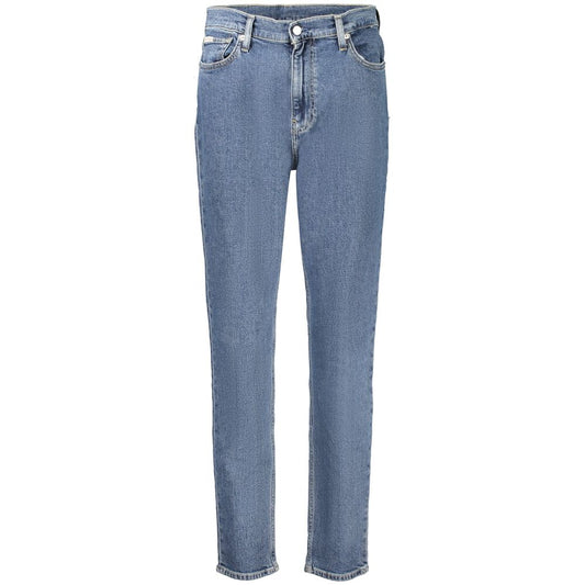 Calvin Klein Blue Cotton Women Jeans Calvin Klein