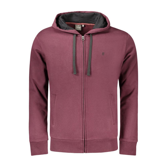 Coveri Moving Red Cotton Men Sweater Coveri Moving