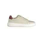 Calvin Klein Grigio Polyurethane Men’s Sneaker showing a sleek gray athletic shoe with white sole and Calvin Klein branding