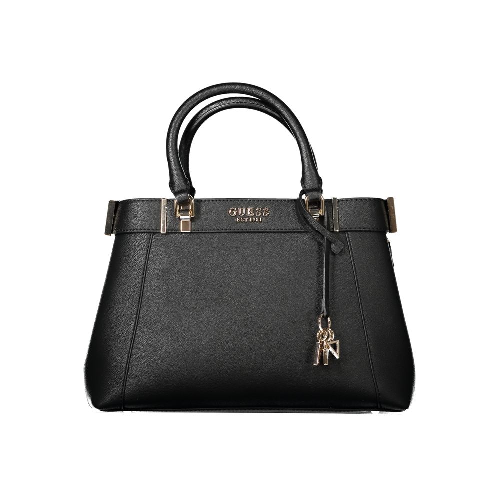 Guess Jeans Black Polyethylene Women Handbag Guess Jeans