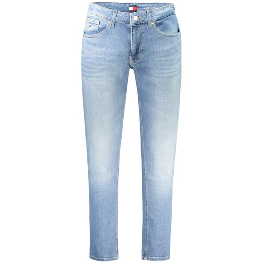 Tommy Hilfiger Light Blue Cotton Men Jeans Tommy Hilfiger