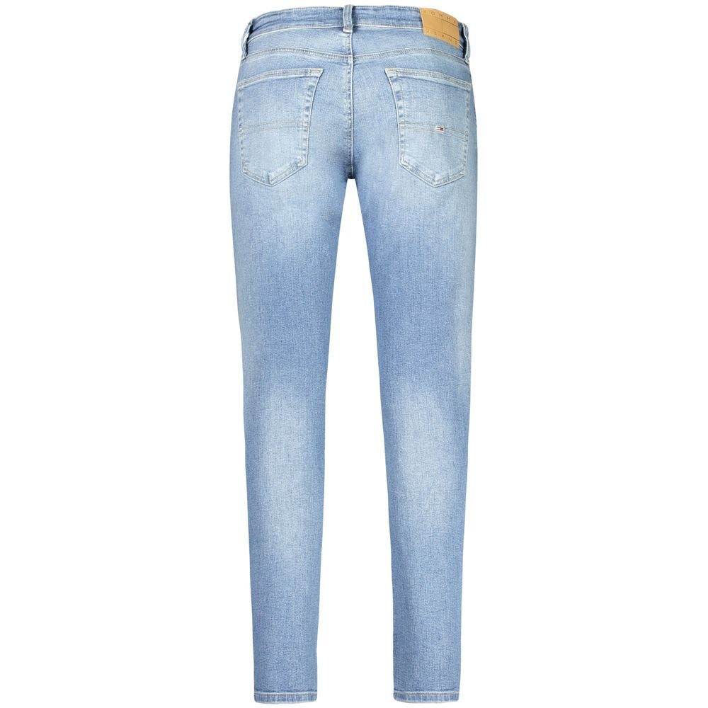 Tommy Hilfiger Light Blue Cotton Men Jeans Tommy Hilfiger