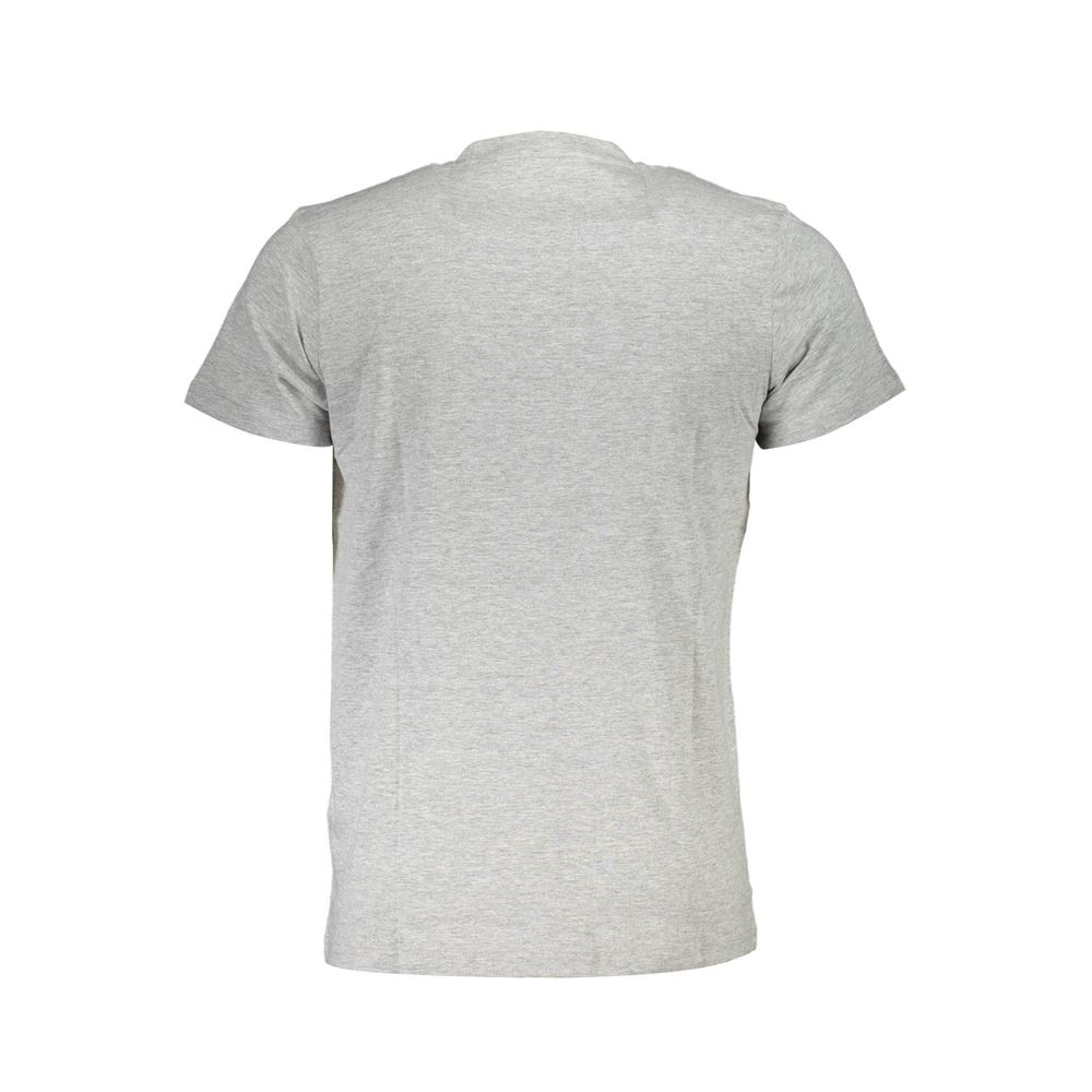 Cavalli Class Brown Cotton Men T-Shirt Cavalli Class