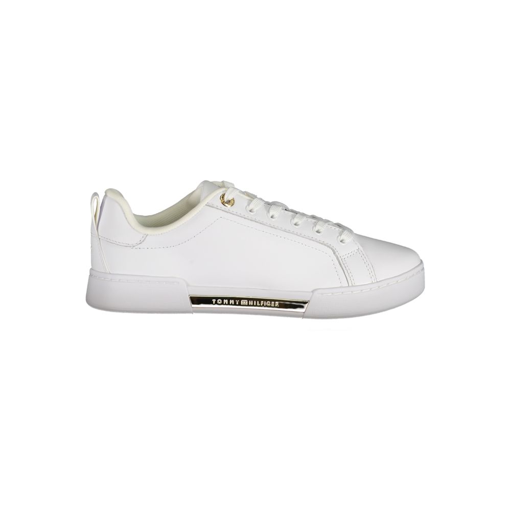 Tommy Hilfiger Bianco Leather Women Sneaker Tommy Hilfiger