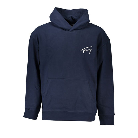 Tommy Hilfiger Eco-Conscious Blue Hooded Sweatshirt Tommy Hilfiger