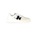 Calvin Klein Bianco Leather Men’s Sneaker with white leather upper and casual sporty design.