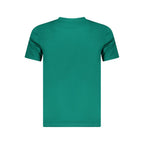 Cavalli Class Verde cotton men's T-shirt featuring a round neckline and short sleeves, casual and comfortable for everyday wear.