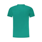 Cavalli Class Verde cotton men's T-shirt with round neckline and short sleeves, casual style, light green color.
