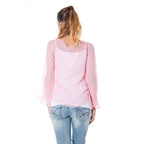 Pink Phard Rosa Seta women's T-shirt with soft fabric and stylish fit, featuring a casual and comfortable design.