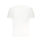 White Cavalli Class men's cotton T-shirt with a classic fit, shown flat on a plain background.