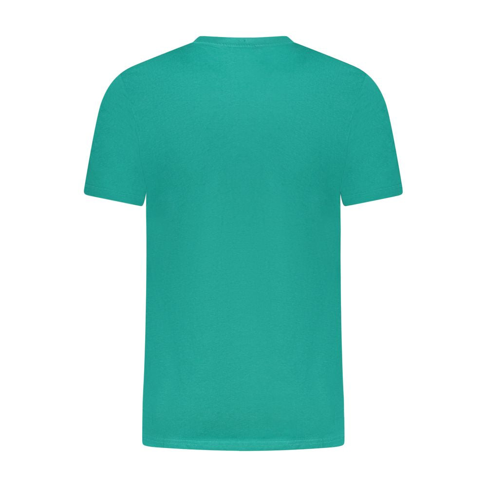 Cavalli Class Verde cotton men's T-shirt featuring a classic fit and subtle brand logo on the chest.