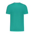 Cavalli Class Verde cotton men's T-shirt featuring a classic fit and subtle brand logo on the chest.