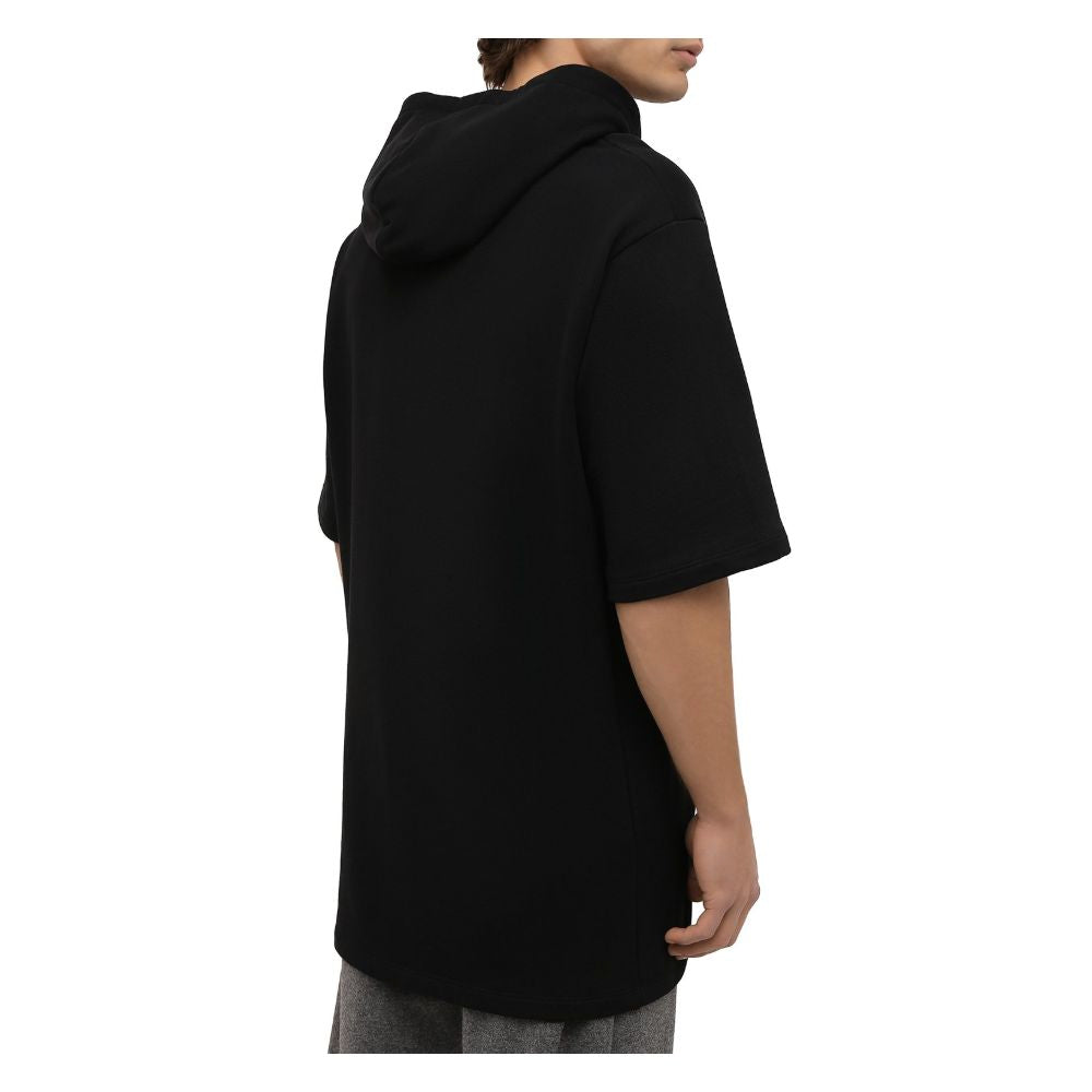Balmain Black Cotton Sweater Balmain