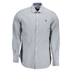 U.S. POLO ASSN. Azzurro Cotton Men's Shirt