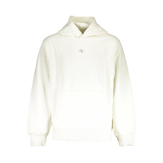 Calvin Klein White Cotton Men Sweater Calvin Klein