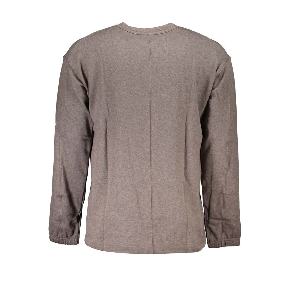 Calvin Klein Chic Brown Brushed Logo Sweatshirt Calvin Klein
